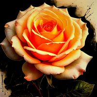 Blooming rose
