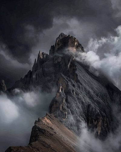 Dramatic summit trail