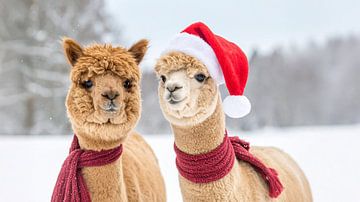 Alpacas in the snow...