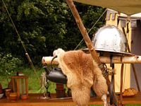 Helm van ridder.  Helmet from a knight.
