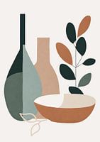 Still life with vase (12), Retro Boho