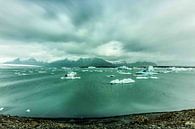winderig gletsjer meer von Leanne lovink Miniaturansicht