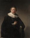 Porträt eines Mannes, Rembrandt von Rembrandt van Rijn Miniaturansicht