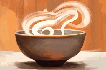 Bowl of Hot Soup by Patterns & Palettes