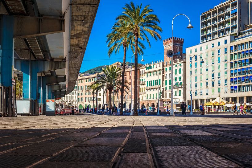 Genua in Italië van Mustafa Kurnaz
