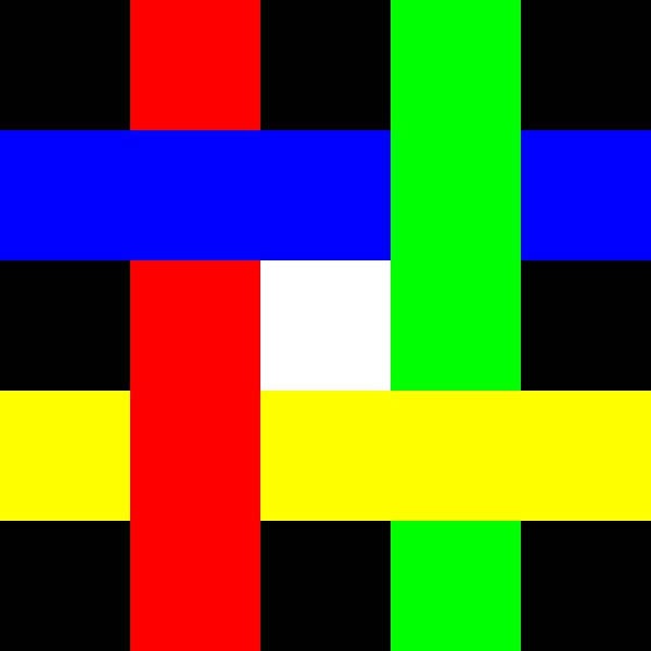 Color-Permutation | ID=05 | V=06 | P #01 | WD-RBGY von Gerhard Haberern
