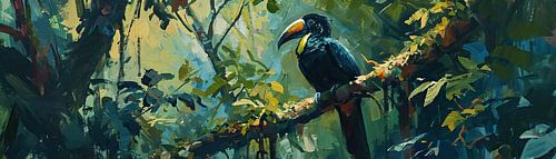 Peinture d'un toucan