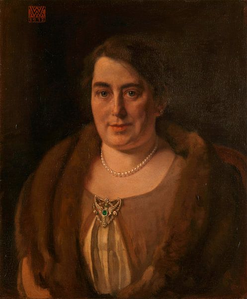 Adèle van Meekren, de tweede echtgenote van Andries van Wezel, Willem Witsen van Meesterlijcke Meesters