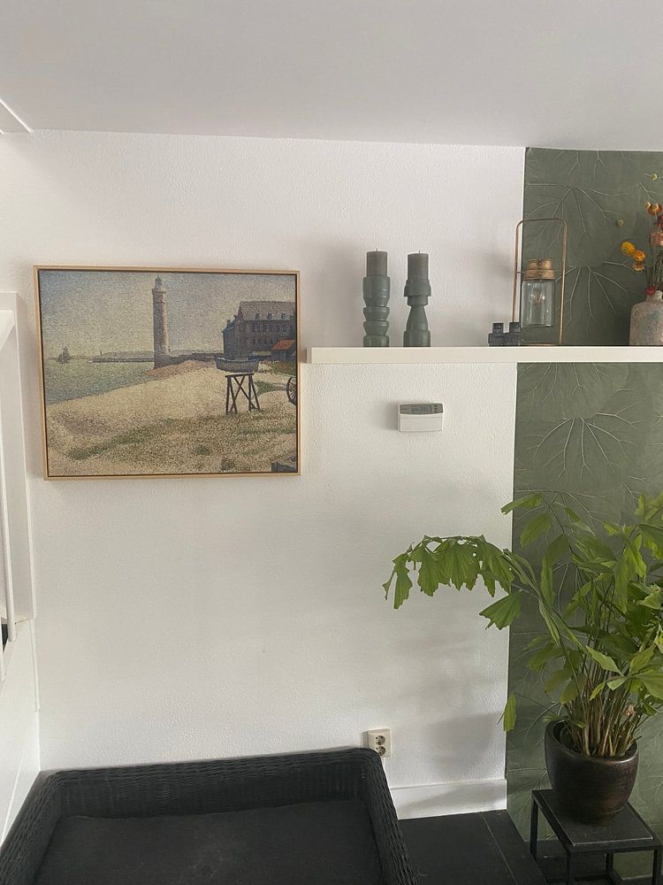 De vuurtoren in Honfleur, Seurat 