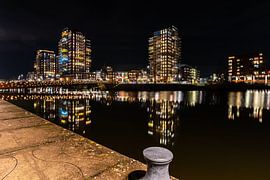 Oosterheem by night Winkelcentrum Zoetermeer. van Frank Slaghuis