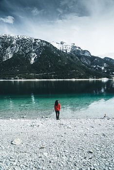 Achensee mit schönem Ausblick am Seerand