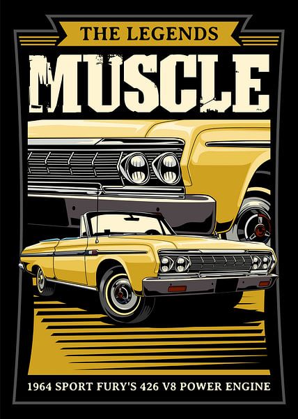 Plymouth Sport Fury Muscle Car van Adam Khabibi