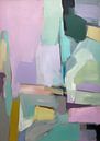 Abstract Purple Green Pastel by Niklas Maximilian thumbnail