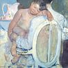 Mary Cassatt. Woman Sitting with a Child in Her Arms van 1000 Schilderijen