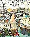 Kandinsky ontmoet Marseille, Motief 10 van zam art thumbnail