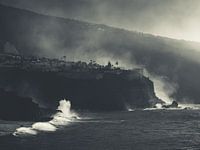Brandung an der Küste von Teneriffa