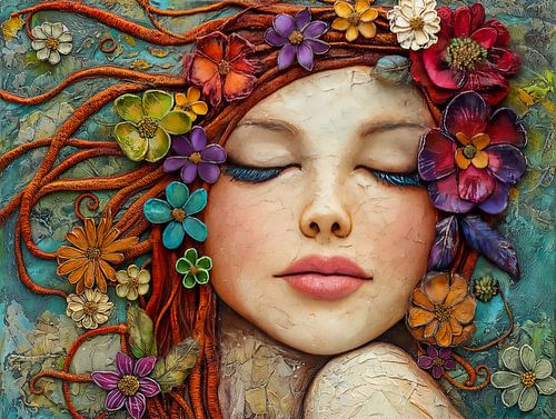 Flower-Power-Frauen