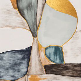Golden Flow von FRESH Fine Art