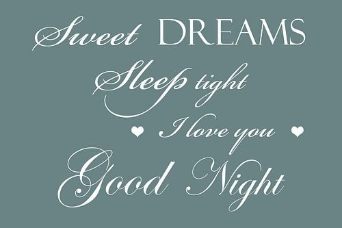 Süße Träume - Grün