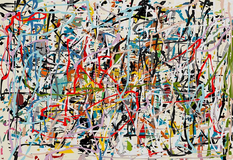 Pollock&#039;s wink by Angel Estevez