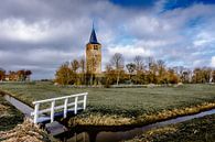 Kerktoren op een terp von Jaap Terpstra Miniaturansicht