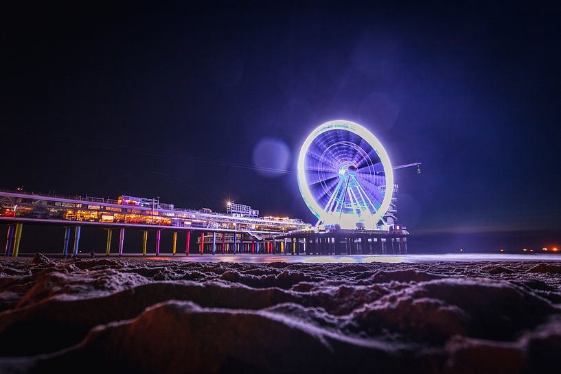 Riesenrad und Pier in Scheveningen von Wouter Kouwenberg