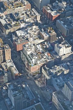 Isometrisch Uitzicht op New Yorkse Appartementenblokken van Joran Quinten