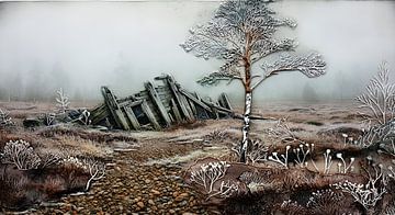 Winter in de hei van Nick Wendt