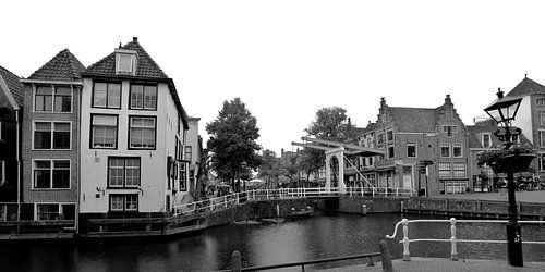 Alkmaar Noord-Holland Zwart Wit Panorama