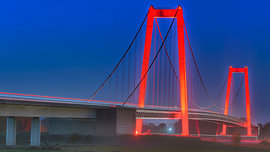 Die rote Brücke bei Emmerich von Bram de Jong