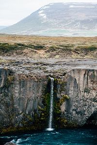 Wasserfall in Island von Suzanne Spijkers