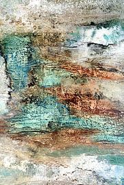 Strukturland 8 Grün Türkis von Claudia Gründler