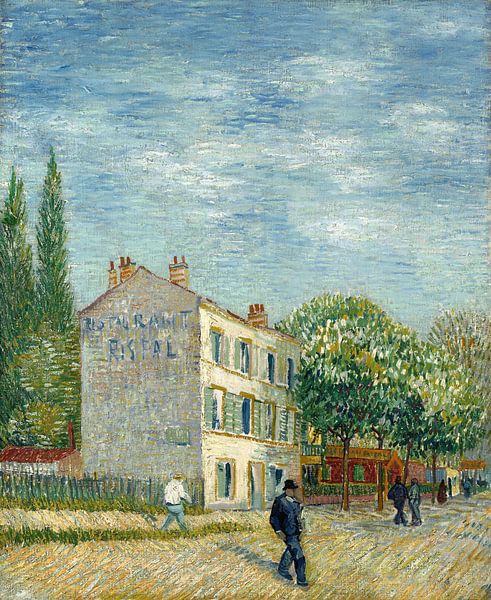 Restaurant Rispal in Asnières, Vincent van Gogh von Meisterhafte Meister