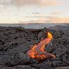 Lava flow on Hawaii by Ralf Lehmann