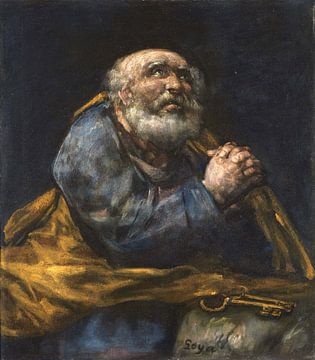 De berouwvolle Sint Pieter, Francisco José de Goya