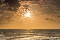 Zonsondergang aan de kust