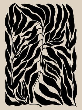 Black Leaf Silhouettes by Elena Ristova