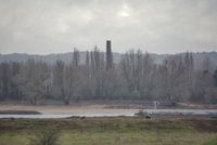 De oude steenfabriek langs de Waal