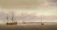 Gezicht op Hoorn, Abraham de Verwer van Liszt Collection thumbnail