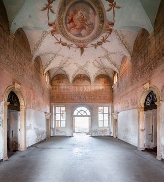 Fresco in Abandoned Palace. by Roman Robroek - Photos of Abandoned Buildings