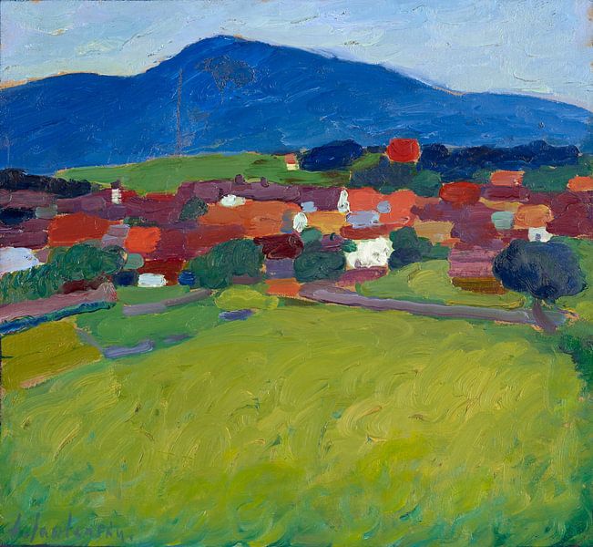 The Village Of Murnau, Alexej von Jawlensky by Masterful Masters