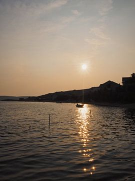 Zonsondergang in Kroatië van Heiko Obermair