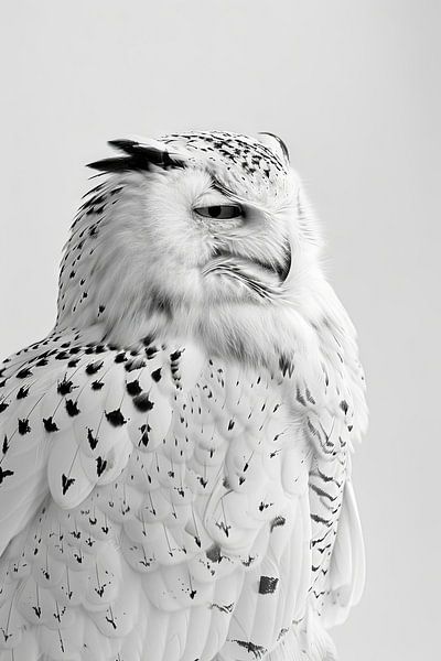 Snowy owl by Poster Art Shop