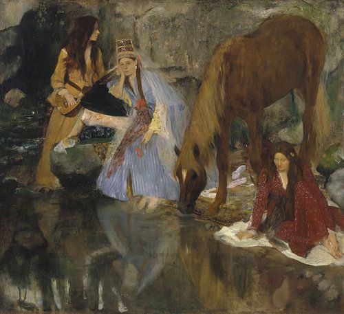 Portret van Mlle Fiocre in het Ballet "La Source", Edgar Degas
