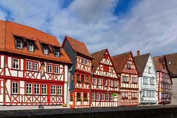 Maisons a colombages d'Ochsenfurt, Allemagne