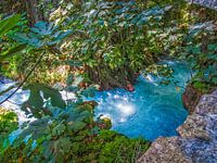 Water Flow of Duden Waterfall Antalya Turkey