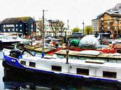 St Katharine Docks Boats 8 by Dorothy Berry-Lound thumbnail