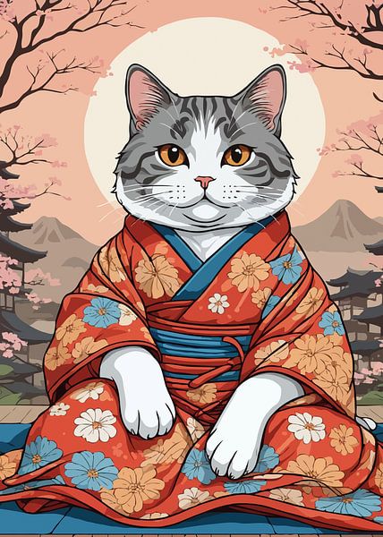chat japonais par Rizal Azhari