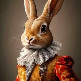 King among rabbits by But First Framing