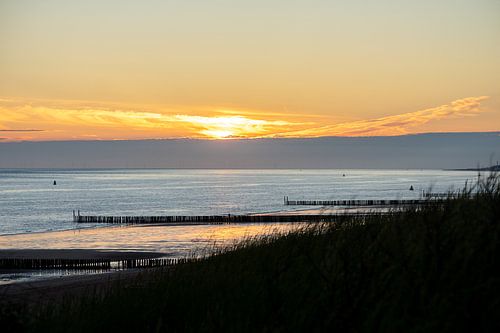 Sunset from the dunes of Dishoek